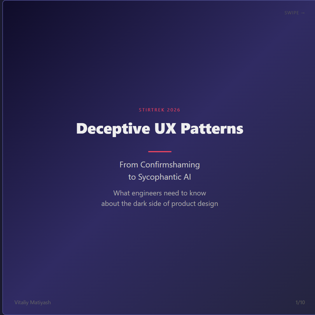 Deceptive UX Patterns