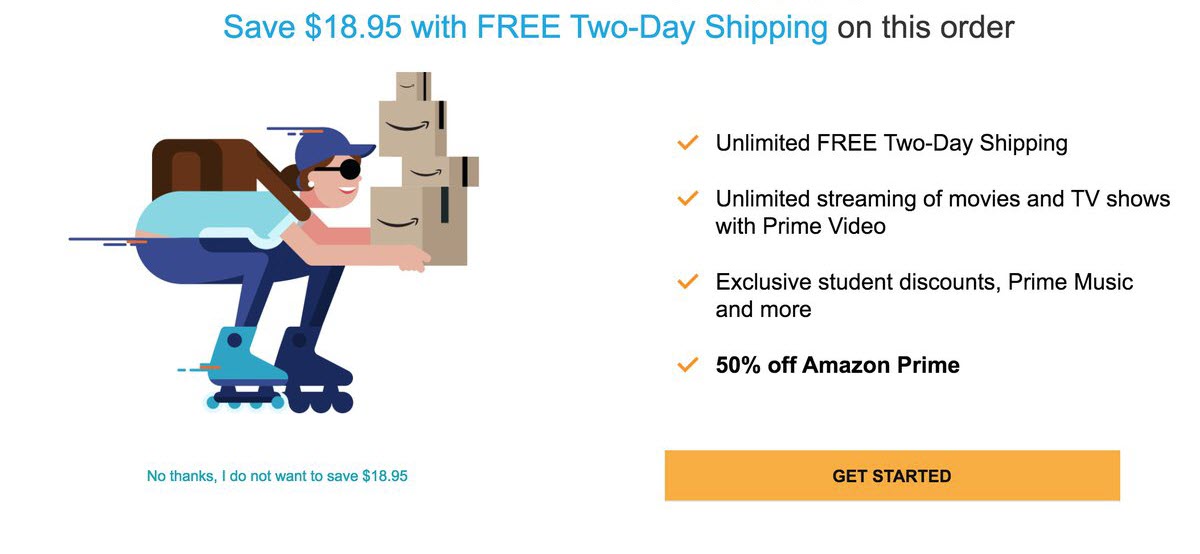 Amazon checkout