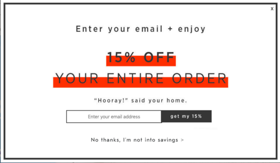 No thanks, I prefer paying full price